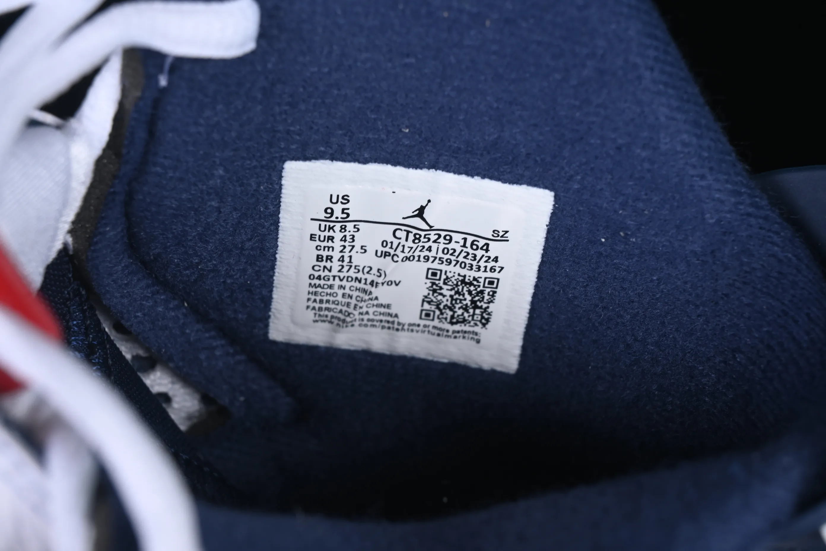 All categories Air Jordan Jordan series basketball shoes Air Jordan 6 Air Jordan 6 Retro "Olympic" AJ6 Joe 6 Olympic CT8529-164